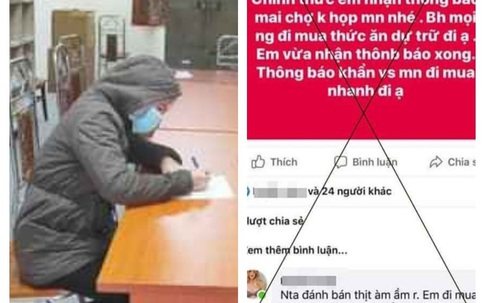 Hà Nội: Cô gái bị phạt 12,5 triệu đồng vì tung tin không họp chợ