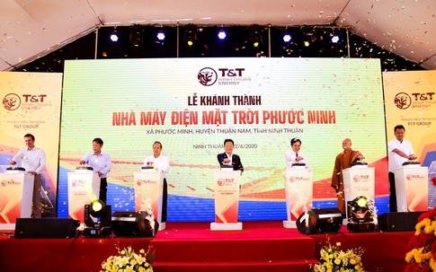 T&T Group khánh thành Nhà máy điện mặt trời Phước Ninh