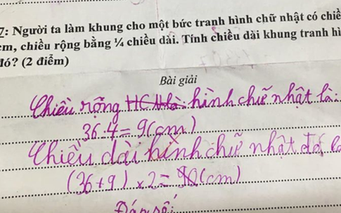 Bài toán gây tranh cãi cho "khung tranh có chiều dài" bắt tính "chiều dài khung tranh": Hóa ra lời giải cực kỳ đơn giản!