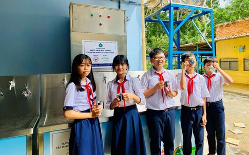 Tập đoàn Novaland - lan tỏa niềm vui “nước sạch học đường” đến huyện Bắc Bình, tỉnh Bình Thuận