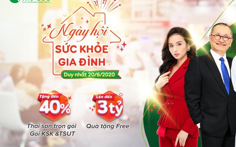 Bùng nổ ưu đãi tại Ngày hội sức khỏe gia đình lớn nhất năm