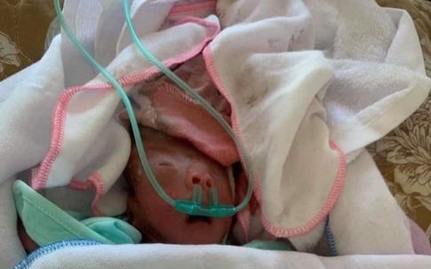 Hải Phòng: Phát hiện bé sơ sinh bị bỏ rơi ở cổng chùa Thiên Tộ