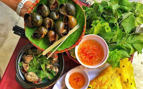 Ốc nướng tiêu và loạt món dân dã ở Cần Thơ