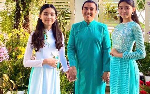 MC Quyền Linh giữ khoảng cách với hai con gái tuổi dậy thì