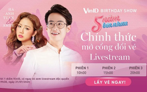 Hà Anh Tuấn cùng Amee “mở màn” sự kiện Livestream âm nhạc đặc biệt của VinID