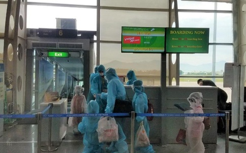 Thêm 230 hành khách mắc kẹt ở Đà Nẵng trở về Hà Nội an toàn