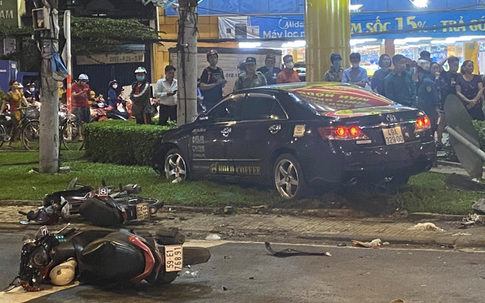 Thông tin mới nhất vụ nữ tài xế 9X lái Camry tông hàng chục xe máy giữa ngã tư