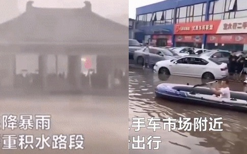 Tin lũ lụt mới nhất ở Trung Quốc: Cố đô hơn 3.000 nghìn năm tuổi bị tàn phá khốc liệt trong biển nước