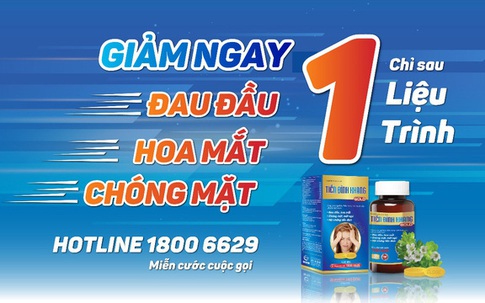 Tiền Đình Khang gold hỗ trợ giảm triệu chứng rối loạn tiền đình và giảm di chứng tai biến, đột quỵ