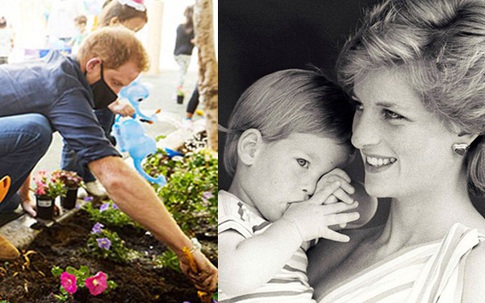 23 năm ngày mẹ chồng mất, vợ chồng Meghan Markle và Hoàng tử Harry đã lộ diện và hành động ý nghĩa