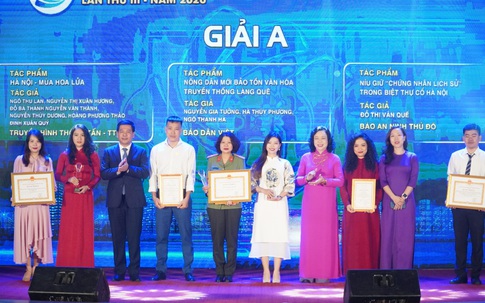 Hà Nội vinh danh 66 tác phẩm báo chí về xây dựng Đảng và phát triển Hà Nội