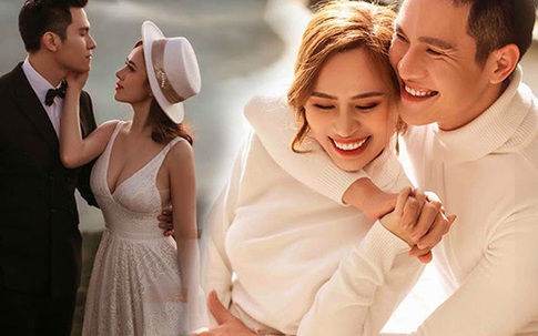 Minh Anh và vợ 9X khoe ảnh cưới lãng mạn tại Đà Lạt
