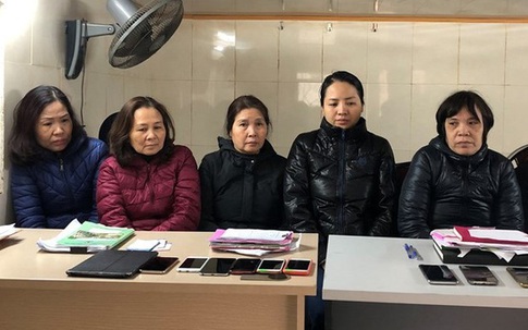 6 phụ nữ trong đường dây đánh bạc