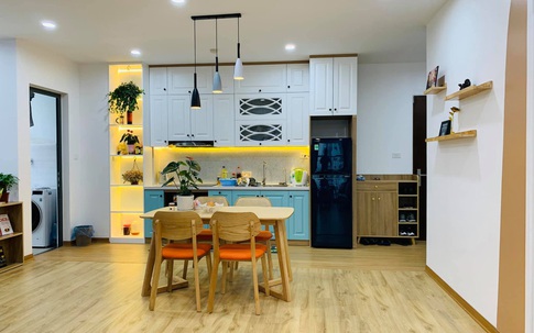Nhà ở xã hội 69m² siêu ấm áp và tiện ích với chi phí cải tạo 200 triệu đồng của cặp vợ chồng 9X ở Từ Liêm, Hà Nội
