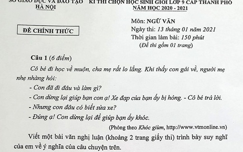 Đề Văn lớp 9 "gây lú" vì quá khó, dân tình đọc xong choáng nặng vì không hiểu gì!