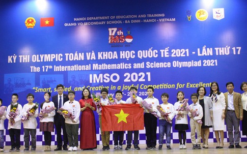 Việt Nam giành 2 Huy chương Vàng Olympic Toán học và Khoa học quốc tế