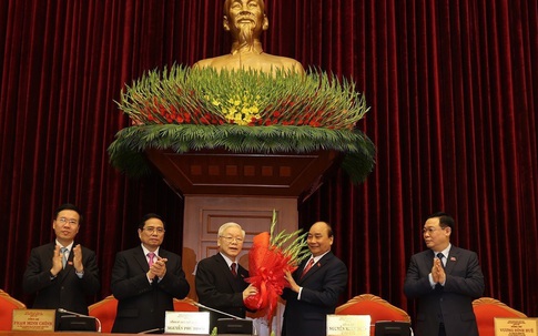Đồng chí Nguyễn Phú Trọng tái đắc cử Tổng Bí thư