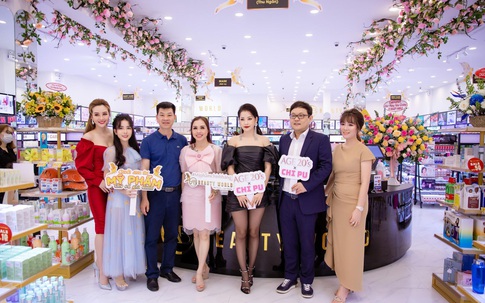 Cháy cùng Chi Pu tại khai trương cửa hàng AB BEAUTY WORLD mới nhất