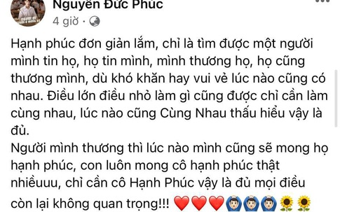 'Cô giáo' Mỹ Tâm rộ tin xác nhận hẹn hò, Đức Phúc liền viết cả tâm thư sướt mướt và hé lộ thái độ với Mai Tài Phến
