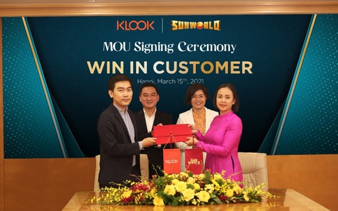 Sun World và nền tảng đặt dịch vụ trực tuyến Klook bắt tay hợp tác chiến lược