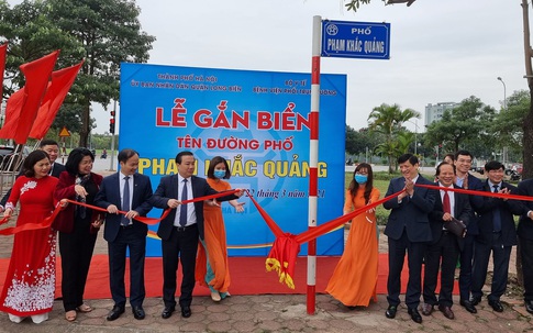 Hà Nội có thêm tuyến phố mới mang tên một thầy thuốc chống lao