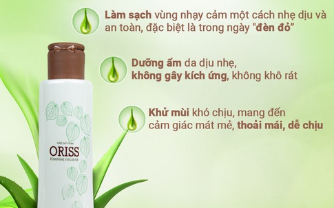 Giải pháp bảo vệ vùng kín an toàn với dung dịch vệ sinh phụ nữ Oriss