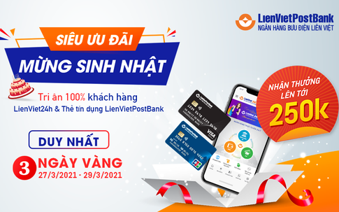 Mở thẻ tín dụng, người tiêu dùng nhận ngay 150.000 đồng