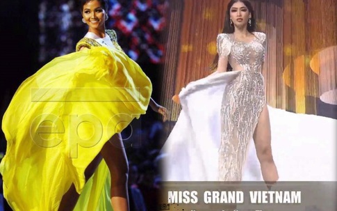 Màn hất váy gợi nhớ H’Hen Niê của Ngọc Thảo đêm bán kết Miss Grand International 2020