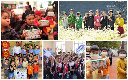 Mạng xã hội tràn ngập hạnh phúc với chương trình “triệu ly sữa yêu thương, triệu nụ cười hạnh phúc” của Vinamilk