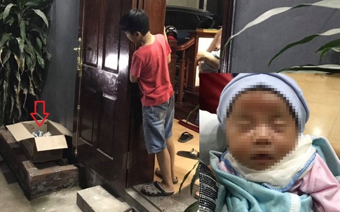 Chưa tìm được người thân của bé gái sơ sinh bị bỏ rơi trong thùng giấy ở Hà Nội