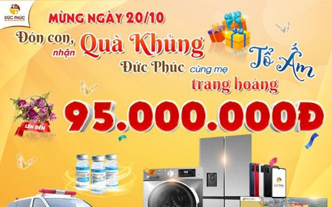 Bùng nổ Combo quà tặng siêu hấp dẫn lên đến 95 triệu đồng, Bệnh viện Đức Phúc cùng mẹ trang hoàng tổ ấm