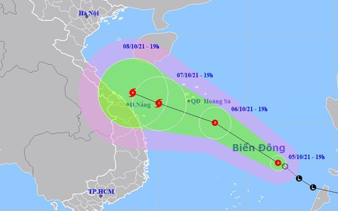 Xuất hiện áp thấp nhiệt đới trên Biển Đông, khả năng mạnh lên thành bão