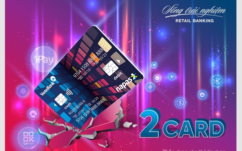 Tính năng nhân đôi, tiện ích vượt trội với thẻ nội địa VietinBank 2Card