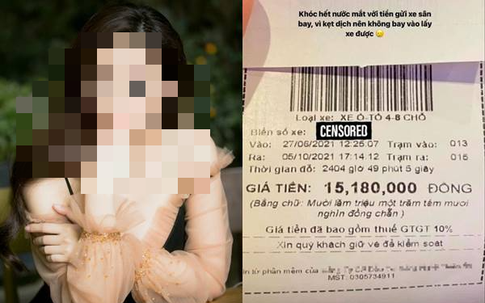 Nữ diễn viên nói gì sau khi trả 15 triệu để gửi xe ở sân bay Tân Sơn nhất gây xôn xao?
