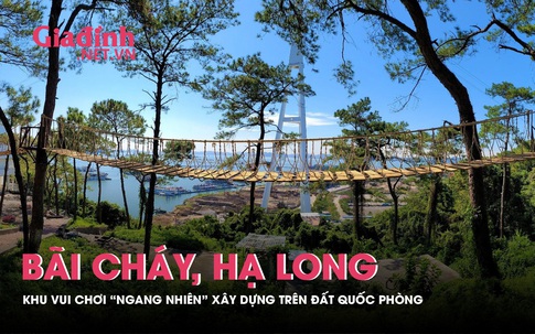 Hạ Long: Khu vui chơi "ngang nhiên" dựng trên đất quốc phòng