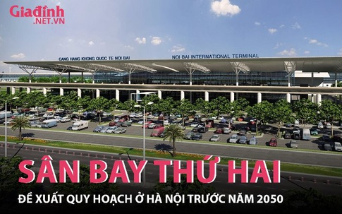 Đề xuất quy hoạch sân bay thứ hai ở Hà Nội trước năm 2050