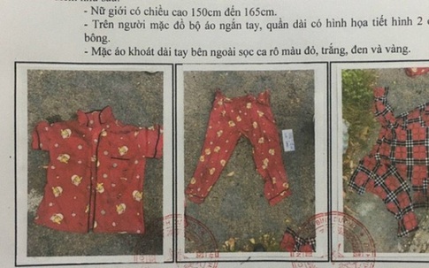 Thông tin mới nhất vụ thi thể mặc đồ ngủ bị phủ cỏ khô và vỏ bao bì