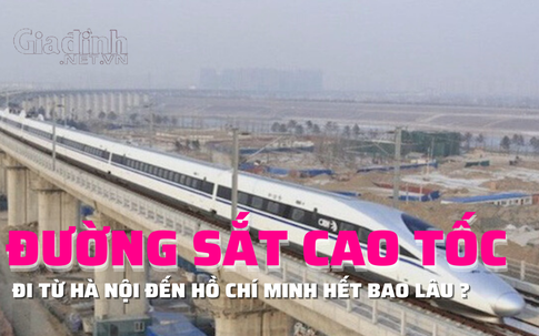 Đường sắt cao tốc Bắc - Nam sẽ cạnh tranh với máy bay 