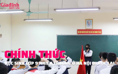 Học sinh Hà Nội trong ngày đầu đi học lại sau nửa năm học online