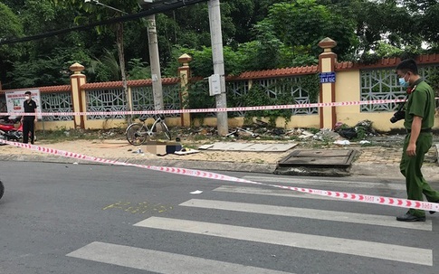 Đang đạp xe, nam bảo vệ ở Bình Dương bất ngờ ngã xuống đường tử vong