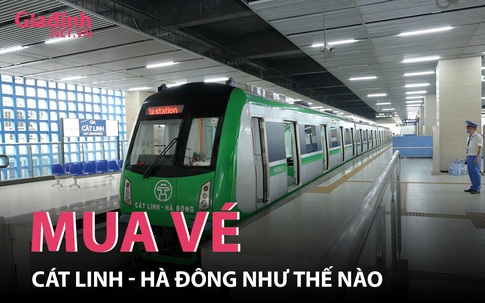 Hướng dẫn mua vé tàu Cát Linh – Hà Đông 