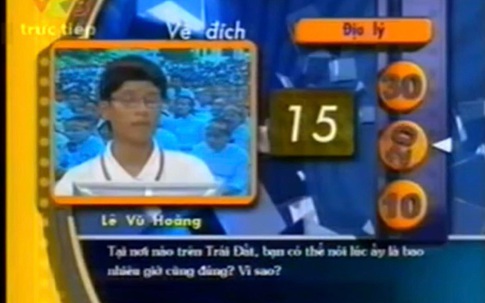 Câu hỏi Olympia 16 năm trước đưa nam sinh nghèo thành Quán quân và có khối tài sản triệu đô hiện tại: Dễ nhưng không nhiều người biết!