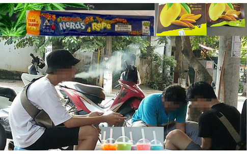 Cảnh giác với ma tuý trà trộn trong nước xoài, nước dâu, trà sữa, kẹo mút