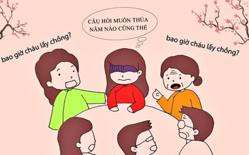 Bực bội vì bác hàng xóm lúc nào cũng hỏi ‘bao giờ lấy chồng’