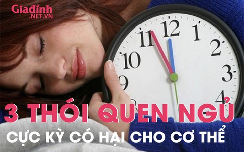 Ba thói quen ngủ gây hại cho cơ thể nhiều dân văn phòng mắc phải