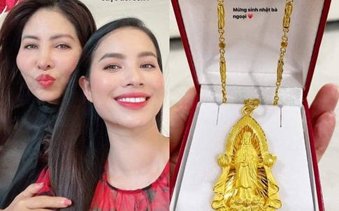 Mẹ đẻ Hoa hậu Phạm Hương trên đất Mỹ: U60 trẻ đẹp, được con gái tặng dây chuyền vàng giá trị lớn