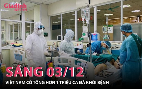 Tình hình COVID-19 trên toàn quốc sáng ngày 03/12