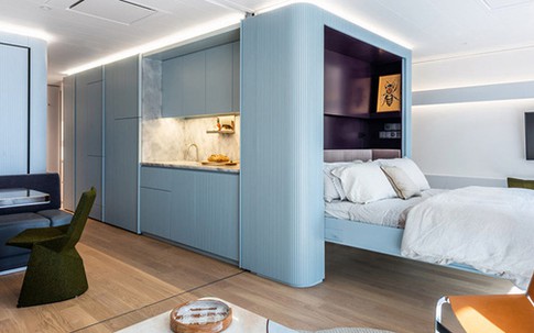 Căn hộ 17m² với đỉnh cao thiết kế khi vừa đẹp vừa đủ chức năng sinh hoạt