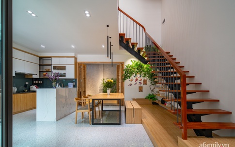 Ngôi nhà tạo ấn tượng giữa khu phố bởi thiết kế mặt tiền độc đáo ở Hải Phòng