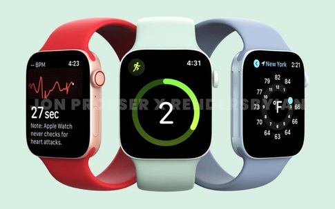 Apple Watch Series 7 lộ thiết kế hoàn toàn mới